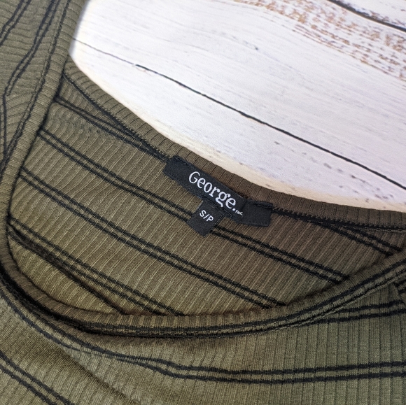 George striped olive tunic S - Picture 8 of 11